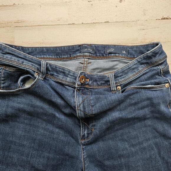 J.Jill Denim Jeans Women’s 14R Blue High Rise Straight Leg Comfort Fits 34x29 - Picture 2 of 6